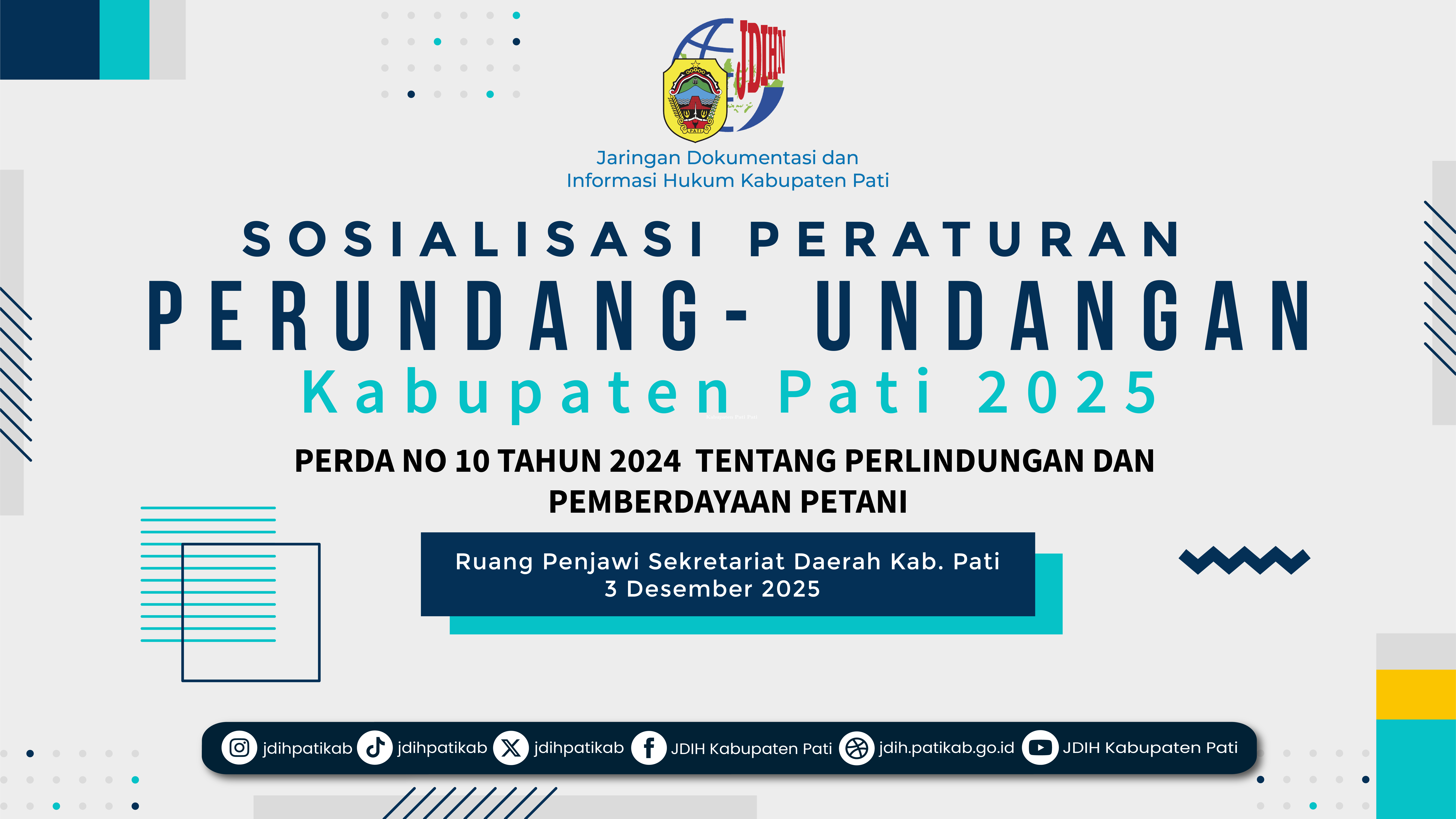 Sosialisasi PERDA Nomor 10 Tahun 2025